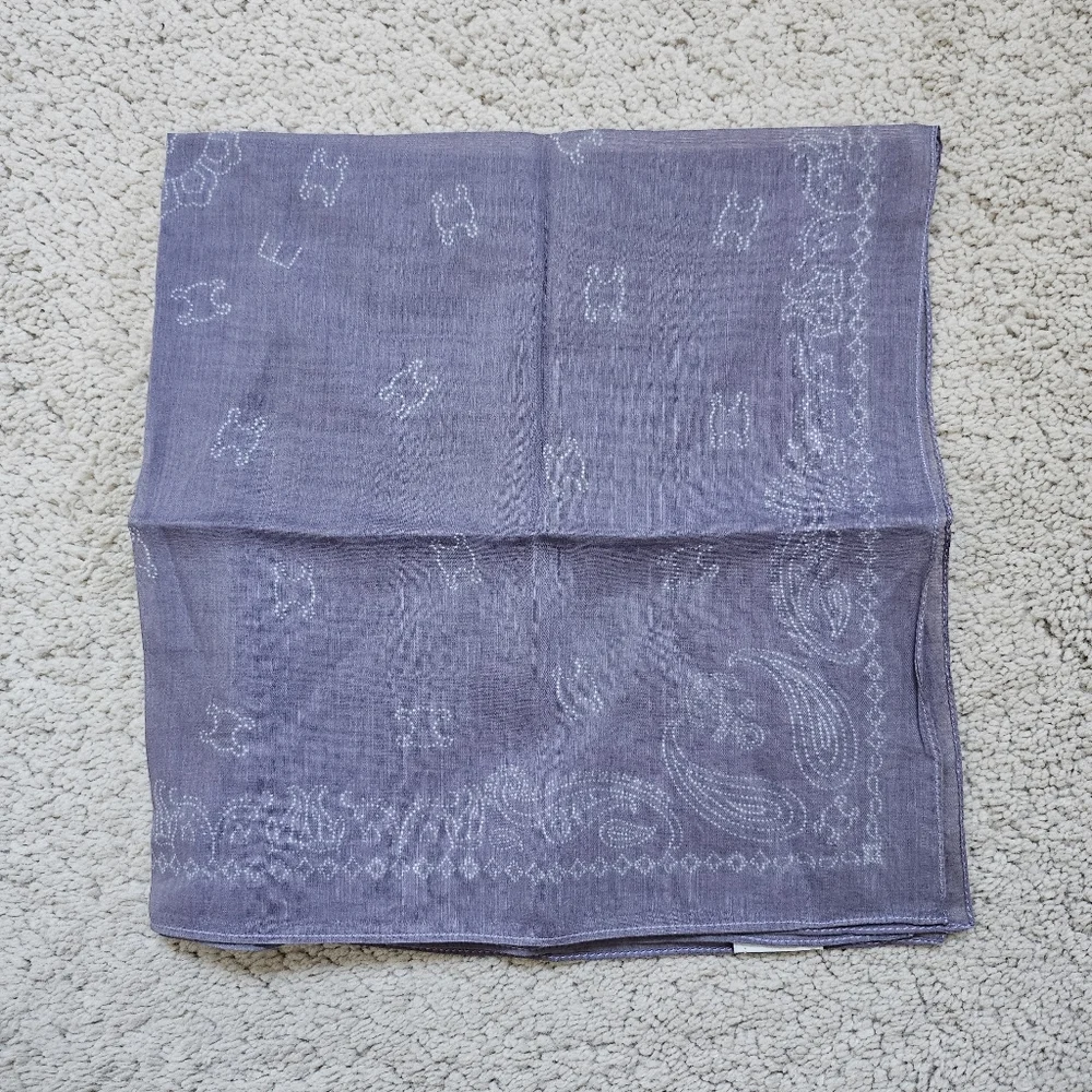 CELINE Bandana In Cotton & Silk - Picture 2 of 6